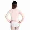 Capezio Ribbed Knit Wrap Sweater roze met een perfecte pasvorm